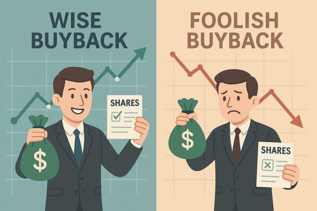 賢い自社株買い vs. 愚かな自社株買い｜本当に得するのはどっち？